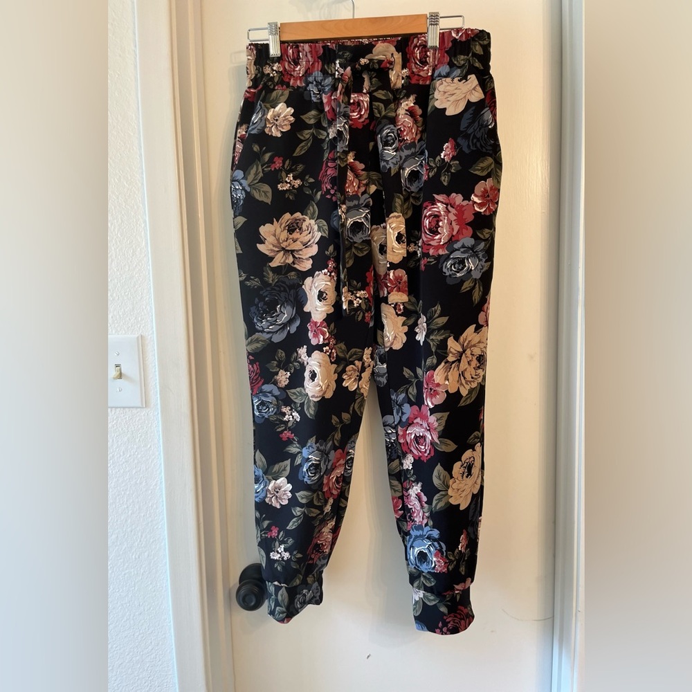Floral Print Dress Joggers